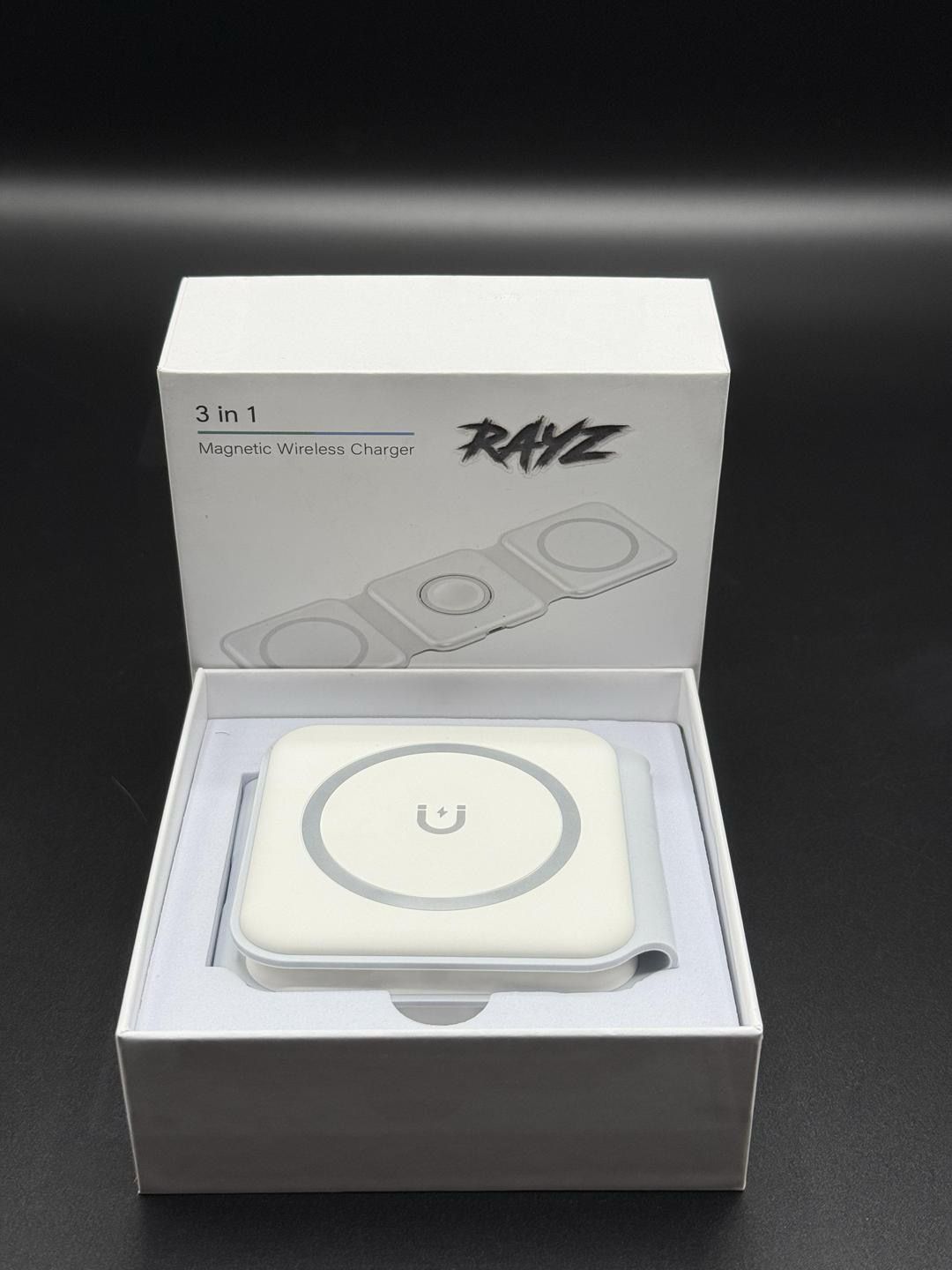 3 in 1 Wireless Charging Pad- 15 watts Power Hub3 in Magnetic Charging Pad.