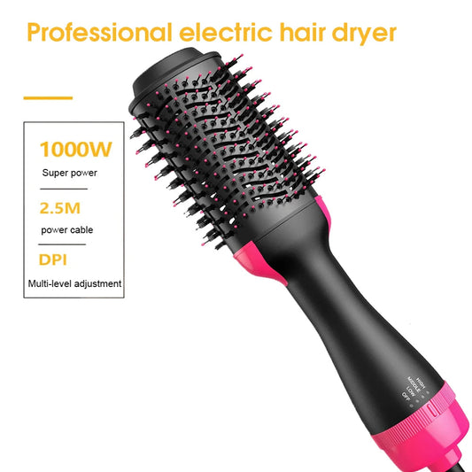 Hair Dryer Hot Air Brush Styler