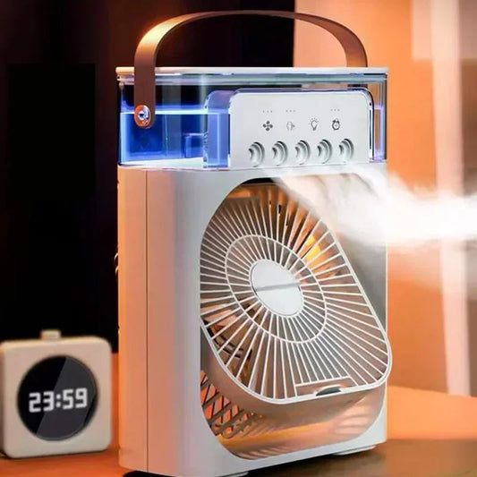 3 In 1 Fan AIr Conditioner Household Small Air Cooler LED Night Light